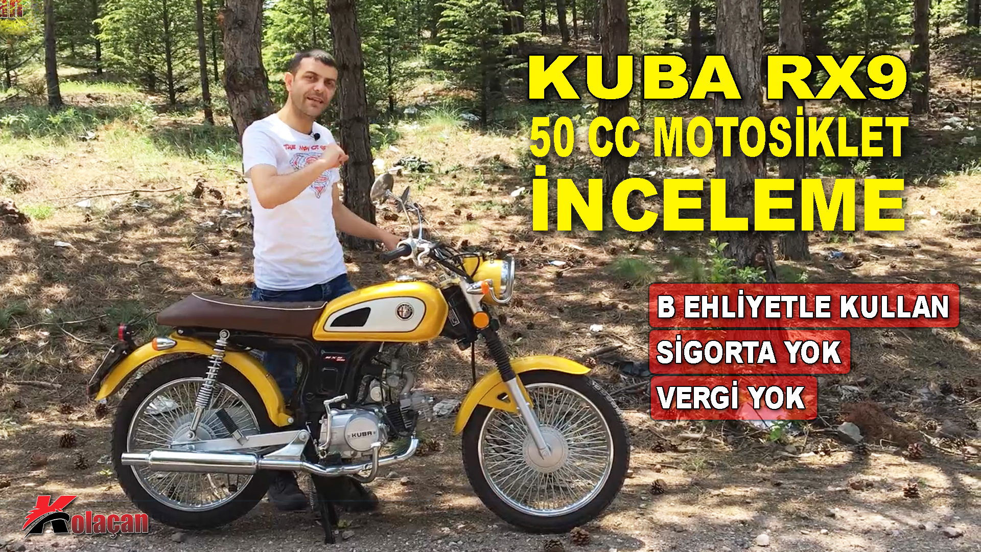 Kuba RX9 50 cc Motosiklet İnceleme